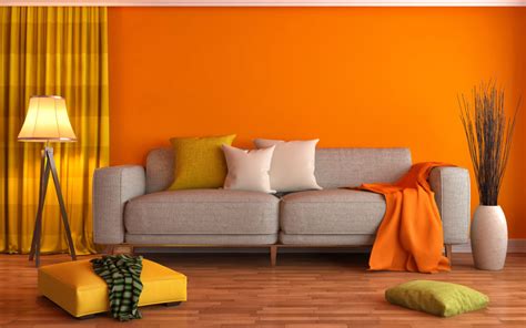 Is orange a good wall color?